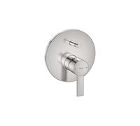 ROCA A5A0B5FSM0 TARGA Grifo Monomando Empotrable para Baño-Ducha con Inversor Automático Acabado Acero Inoxidable