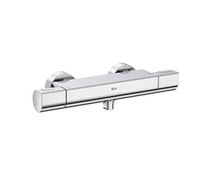 Roca A5A142EC00 Mélangeur thermostatique T-1000 ROUND extérieur pour douche Version nouvelle Chrome