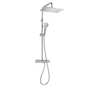 Roca A5A2080C00 Even-T Square Colonne de douche thermostatique/télescopique