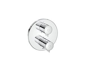 Roca A5A2M18C00 Mélangeur thermostatique encastrable 1 voie T-500 avec sous-ensemble encastrable et rosace