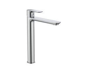 Roca A5A346EC00 Mélangeur Lavabo, corps lisse, bec haut, collection crique, chrome, chrome