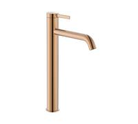 ROCA A5A349ERG0 ONA Grifo Monomando Lavabo Caño Alto Desagüe Clic Clac Oro Rosa