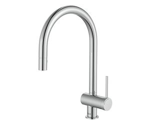Roca A5A811FC00 Mélangeur de cuisine bec U, collection Ona, bec amovible, chromé