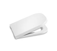 Roca A80147200B Siège et couvercle Supralit, Chute amortie, Collection The Gap Square, Blanc, 45L x 34.5W