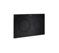 Roca A890189206 Plaque d'actionnement double décharge PL10 Dual, couleur noir mat