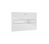 Roca A890196000 PL2 Dual (ONE) Plaque d'actionnement à décharge double, couleur blanche