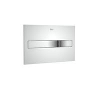 Roca A890196001 PL2 Dual (ONE) Plaque d'actionnement double décharge chromée