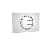 Roca A890198001 Plaque d'entraînement PL4 Dual One avec double décharge finition chromée