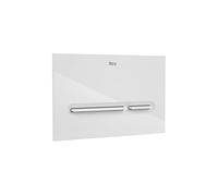 Roca A890199000 Plaque d'entraînement PL5 Dual One avec double décharge Blanc