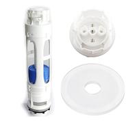 Roca AH0004800R D2D Valve de Chasse Compatible pour Réservoir à Double Flush avec Joint de Siphon en Diaphragme Extra AH0007100R Compatible Vendu par Plumb iQ