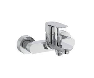 Roca - Cala mitigeur bain/douche mural à levier, sans ensemble de douche, chrome (A5A026EC00)