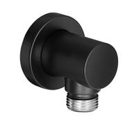 Coude Mural Rond Noir Mat-Roca A5B1450Nb0