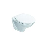 ROCA Cuvette WC suspendue compacte 49cm NF ZOOM POLO, Blanc (sans abattant)