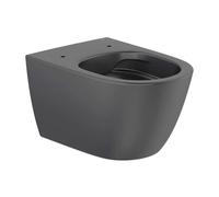 ROCA Cuvette WC suspendue sans bride noir mat Ona A346687080 (sans abattant)