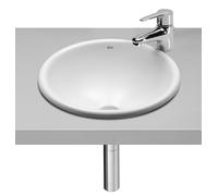 Roca Foro lavabo 36x36 cm ronde encastrée blanc A327880000