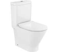 Roca Gap Round cuvette de wc compacte blanc A3420N7000