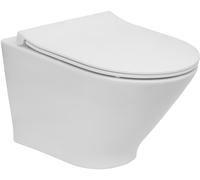Roca Gap Round cuvette de wc suspendue sans bride blanc A3460NB000