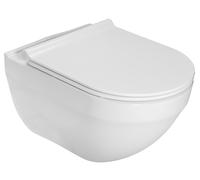 Roca Hebe cuvette de wc suspendue sans bride blanc brillant A34H138000
