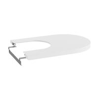 Inspira Round Abatant Bidet Silencio Blanc Mat - ROCA A80652262B
