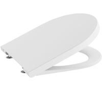 Abattant WC compact frein de chute déclipsable supralit double laqué rond Inspira round blanc mat