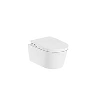 Roca, INSPIRA,In-Wash® avec In-tank® - Smart toilet suspendu Rimless avec réservoir intégré, couvercle et siège, nécessite prise réseau, blanc, 385 mm x 585 mm x 480 mm, A803094001