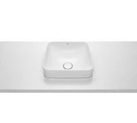 Roca Inspira lavabo 37x37 cm carrée encastrée blanc brillant A32753R000