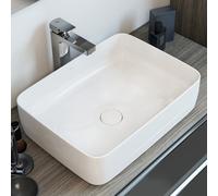 Roca Inspira lavabo 50x37 cm rectangulaire à poser blanc brillant A327530000