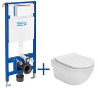 Roca Meridian kit wc châssis + cuvette + abattant A893104530