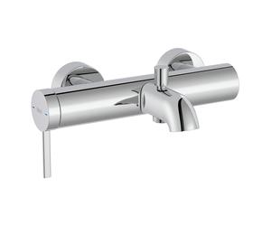 ROCA Mitigeur de bain-douche mural avec inverseur automatique Ona - Chromé