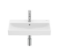 Ona lavabo mural compact avec jeu de fixations en fineceramic 600x360 blanc mat - ROCA A327684620