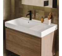 Ona lavabo mural 800x460 h 80 gche blanc mat - ROCA A327689620