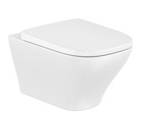 Roca Optica cuvette de wc suspendue oui oui blanc brillant A346V13000