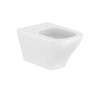 Roca - Optica WC suspendu sans bride en céramique Vortex, fixations invisibles, vendu sans abattant, blanc (A346V13000)