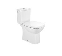 ROCA Pack WC Debba SQUARE cuvette Rimless évacuation duale, réservoir et abattant frein de chute déclipsable