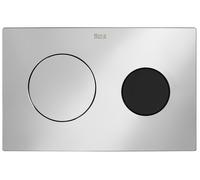 Roca PL bouton de chasse d'eau pour WC chrome brillant A890189510
