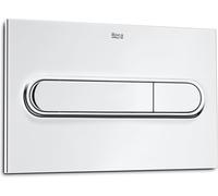 Roca PL bouton de chasse d'eau pour WC chrome brillant A890195001