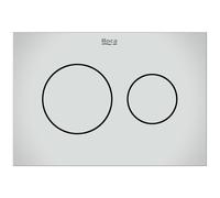 Roca PS bouton de chasse d'eau pour WC chrome brillant A890223301