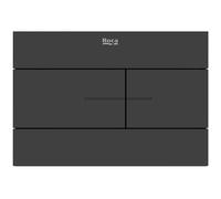 Roca PS bouton de chasse d'eau pour WC noir A890224306
