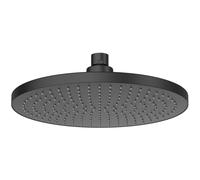 Rainsense pomme de douche ronde avec dessous en silicone noir mat - ROCA A5B1803NB0