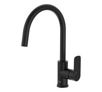 ROCA Robinet de cuisine 1 jet bec haut Cala - Noir mat