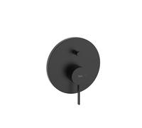 ROCA Robinet Monocommande Douche/Baignoire Noir Mat - Design Élégant pour Salle de Bain - Contrôle Précis de la Température et du Débit