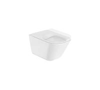 Roca SENSO véritable WC le trou carré WC à suspension murale sans lunettes avec abattant frein de chute Blanc