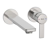 Roca Targa mitigeur de lavabo encastrée acier A5A355FSM0