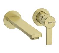 Roca Targa mitigeur de lavabo encastrée doré A5A355FVA0