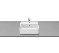 Roca, THE GAP SQUARE Lavabo à poser avec trou pour robinetterie 420 x 390 x 130 mm A3270MM000