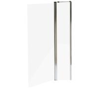 Roca Town-N paroi de baignoire 100 cm deux pièces chrome brillant/verre transparent AMP2210012M