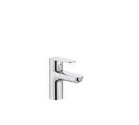 Roca Victoria Plus Robinet de lavabo avec technologie ColdStart, mitigeur d'étagère avec liens d'alimentation flexibles, mitigeur de salle de bain facile à installer, chromé, A5A324FC00
