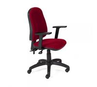 Rocada | Chaise de Bureau Ergonomique | Couleur Noire | Accoudoirs Inclus | Chaise de Bureau Dossier réglable