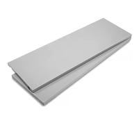 Rocada | Étagère métallique pour Armoire, classeur, Meuble de Bureau | étagère réglable en Hauteur | pour Armoire 1501AC00 | 104 x 35 x 3 cm - Gris | 2 unités