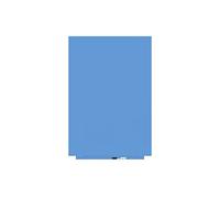 Rocada Tableau magnétique sans cadre 75 x 1,5 x 115 cm Bleu